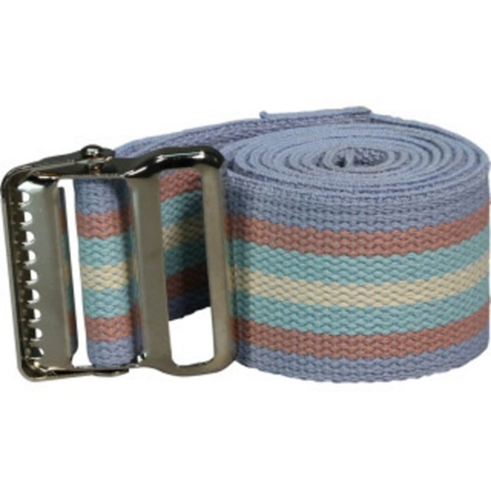 DeRoyal Transfer & Walking Heavy Duty 56" Gait Belt Pastel Striped